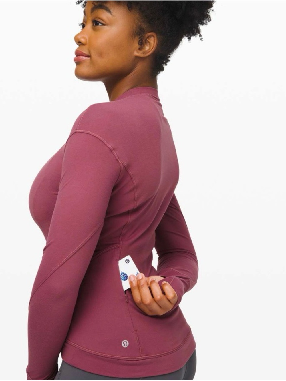 LULULEMON EUC CLOSE TO CROSSING LONG SLEEVE/ RULU/ Plumful - Picture 3 of 12